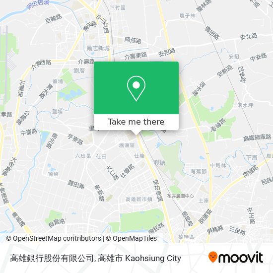 高雄銀行股份有限公司 map