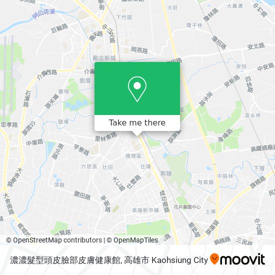 濃濃髮型頭皮臉部皮膚健康館 map