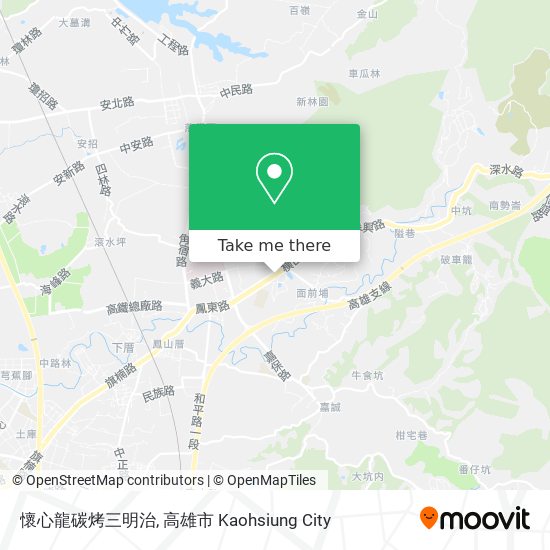 懷心龍碳烤三明治地圖