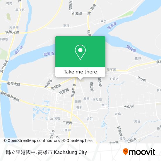 縣立里港國中 map