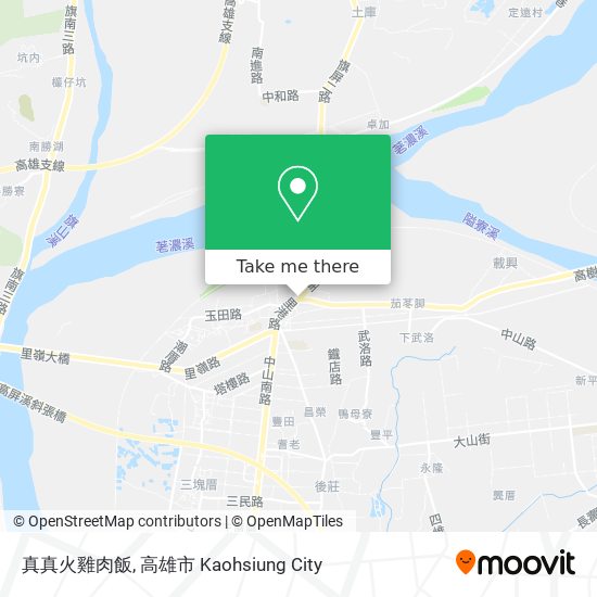 真真火雞肉飯 map
