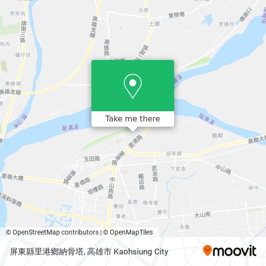 屏東縣里港鄉納骨塔 map