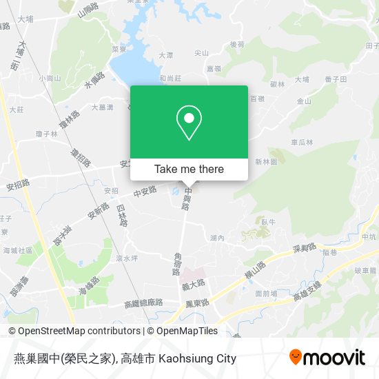 燕巢國中(榮民之家) map