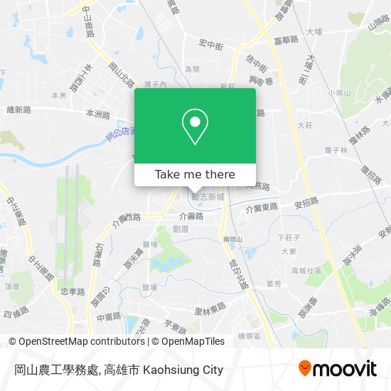 岡山農工學務處 map
