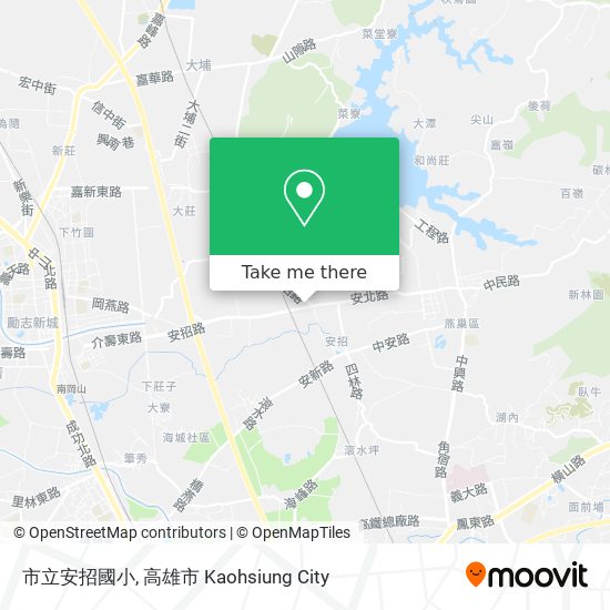 市立安招國小地圖