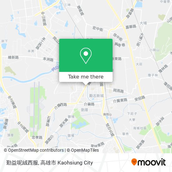 勤益呢絨西服 map
