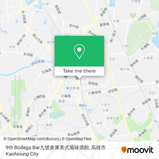 9th Bodega Bar九號倉庫美式風味酒館 map