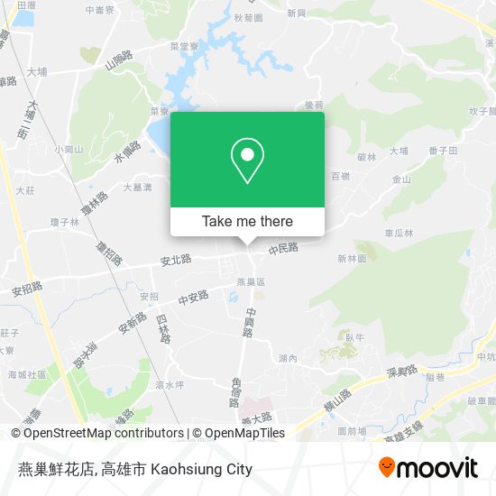 燕巢鮮花店 map