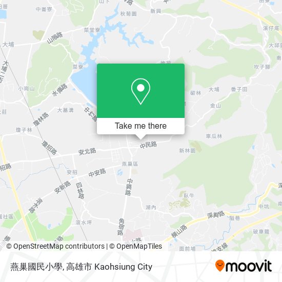 燕巢國民小學 map