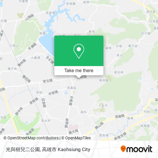 光與樹兒二公園 map