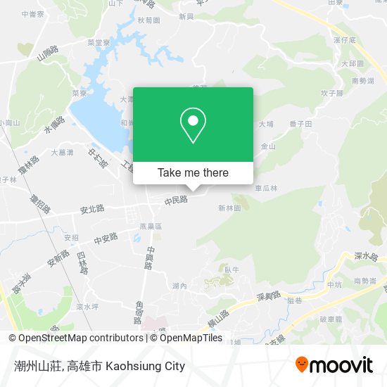 潮州山莊 map
