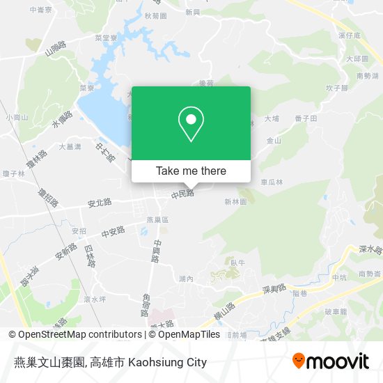 燕巢文山棗園地圖