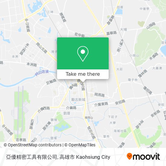亞優精密工具有限公司 map