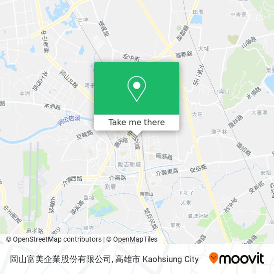 岡山富美企業股份有限公司地圖