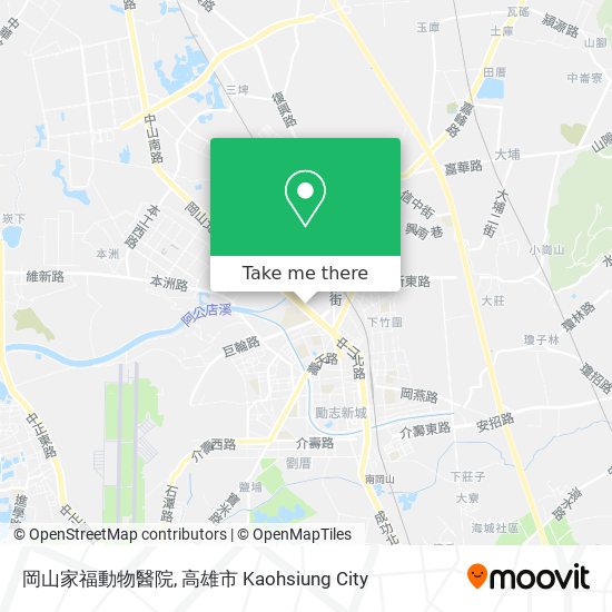 岡山家福動物醫院 map
