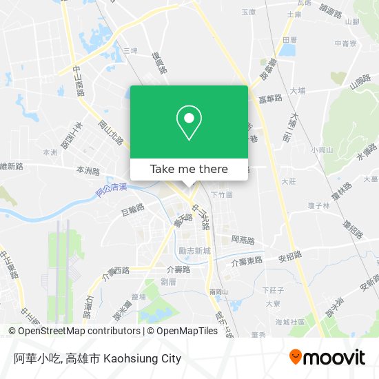 阿華小吃 map