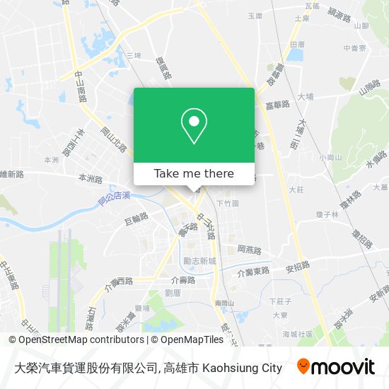 大榮汽車貨運股份有限公司 map