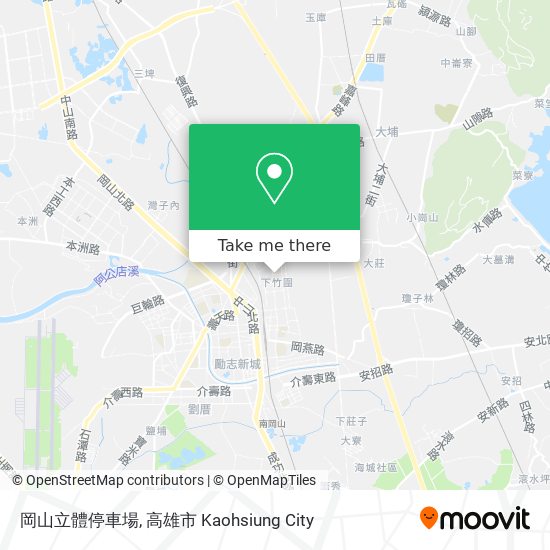 岡山立體停車場 map