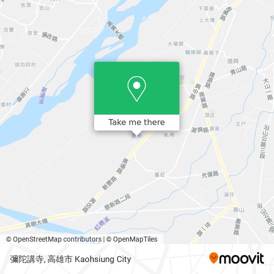 彌陀講寺地圖