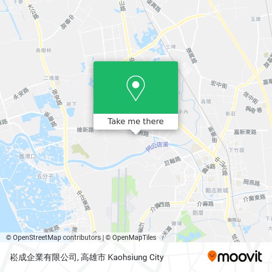 崧成企業有限公司地圖