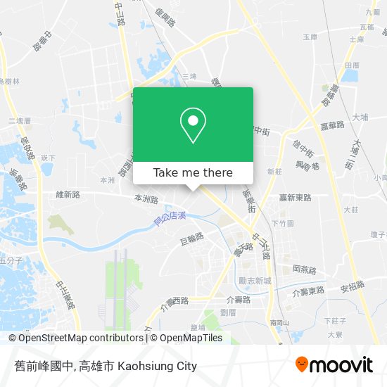 舊前峰國中 map