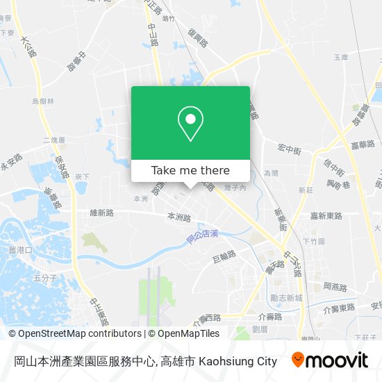 岡山本洲產業園區服務中心 map