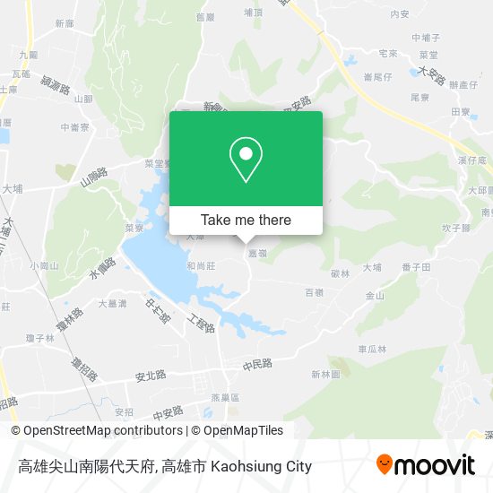 高雄尖山南陽代天府 map