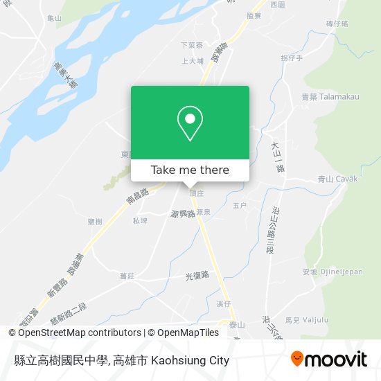 縣立高樹國民中學 map