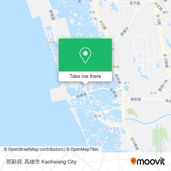照顯府地圖