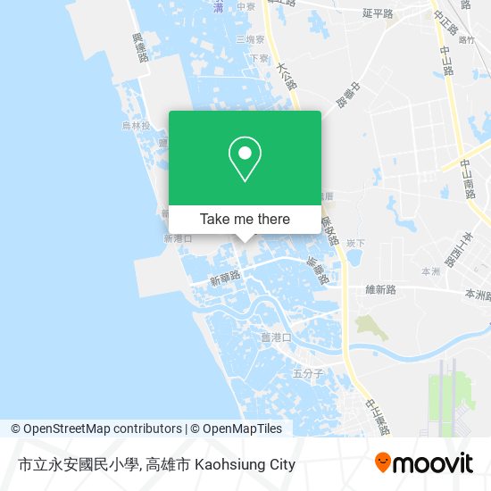 市立永安國民小學地圖