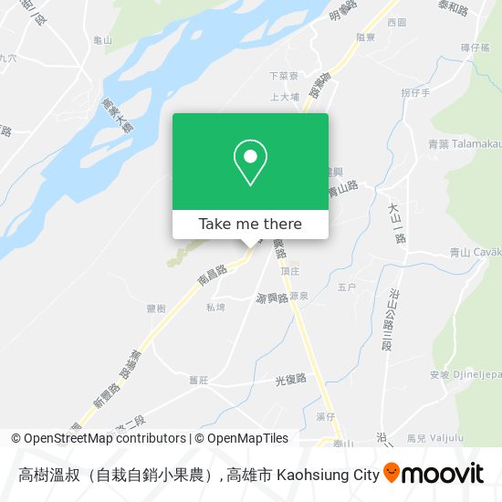 高樹溫叔（自栽自銷小果農）地圖