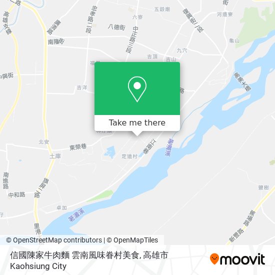 信國陳家牛肉麵 雲南風味眷村美食 map