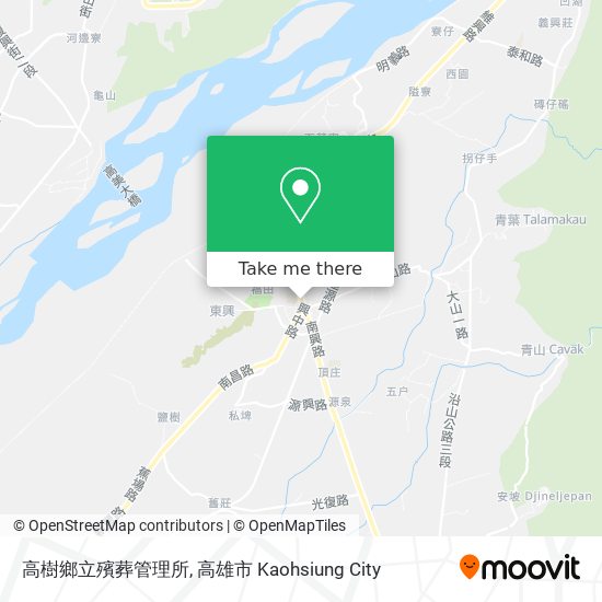 高樹鄉立殯葬管理所 map