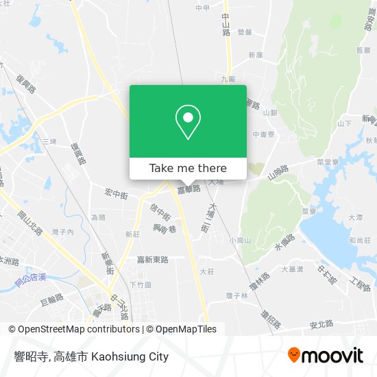 響昭寺 map