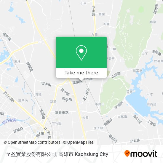 至盈實業股份有限公司地圖