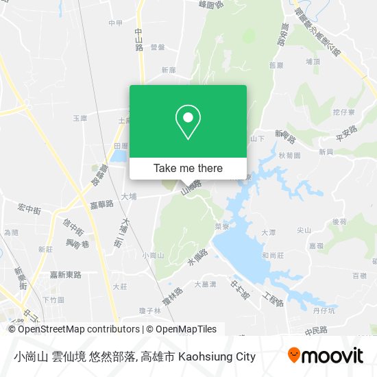 小崗山 雲仙境 悠然部落地圖