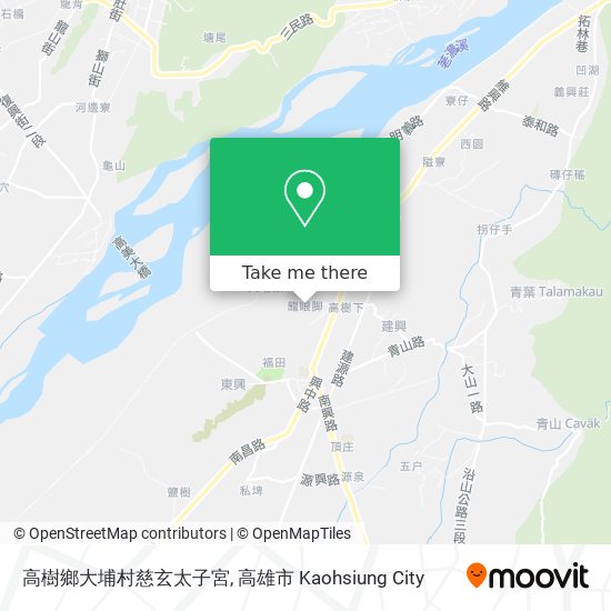 高樹鄉大埔村慈玄太子宮 map