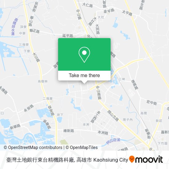 臺灣土地銀行東台精機路科廠 map