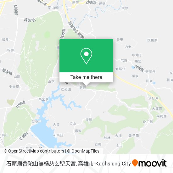 石頭廟普陀山無極慈玄聖天宮地圖
