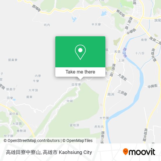 高雄田寮中寮山地圖