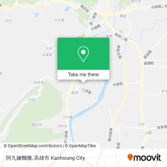 阿九嬸麵攤 map