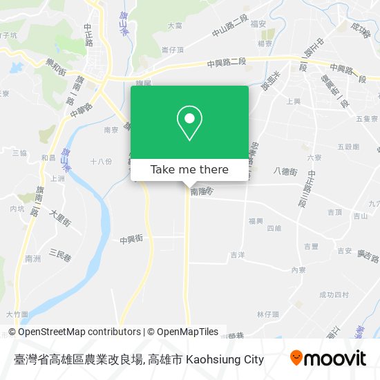 臺灣省高雄區農業改良場 map