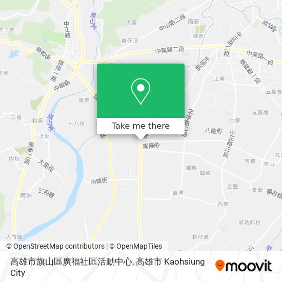 高雄市旗山區廣福社區活動中心 map