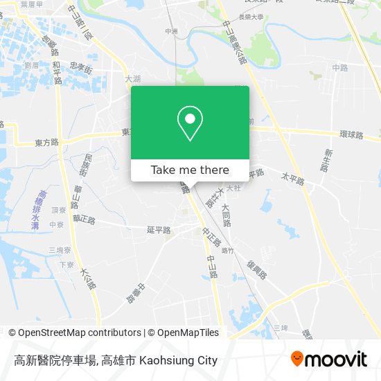 高新醫院停車場 map