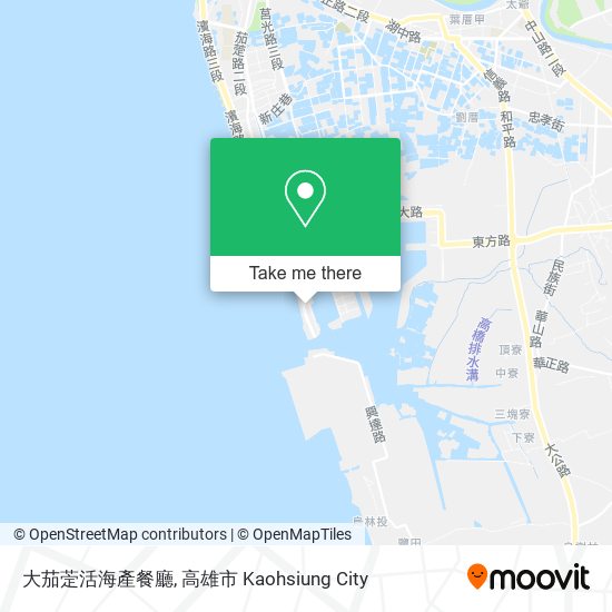 大茄萣活海產餐廳 map