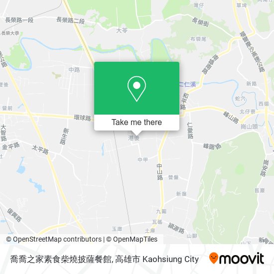 喬喬之家素食柴燒披薩餐館 map