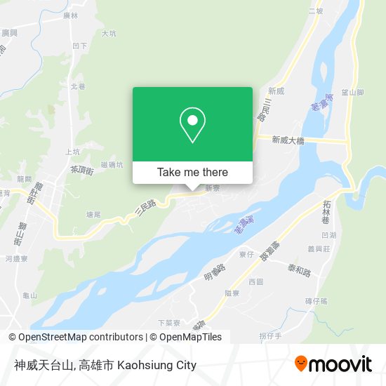 神威天台山 map