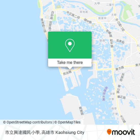 市立興達國民小學地圖