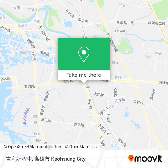 吉利計程車 map