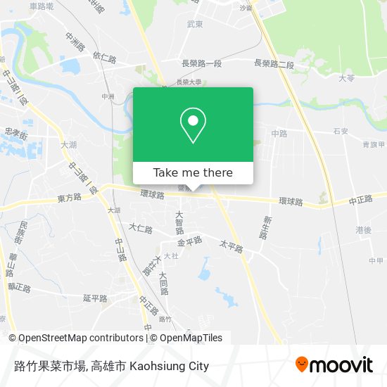 路竹果菜市場 map